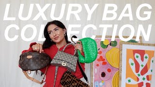 35 BAGS Luxury Handbag Collection 2022 Chanel Bottega Dior LV Vintage amp more [upl. by Samala111]