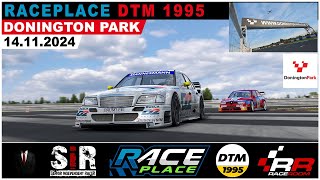 RaceRoom  RacePlace DTM 95 Donington Park 14112024 [upl. by Inalel]