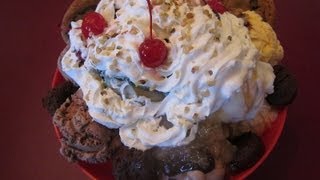 BOONVILLE BELLYACHE Ice Cream Sundae Challenge [upl. by Karilla382]