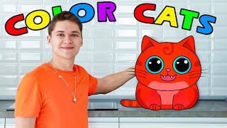 Color Cats  Songs for Children Speed Up by BroHacker [upl. by Nnaik]