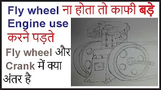 Role of flywheel in Engine  FLYWHEEL vs CRANK [upl. by Showker346]