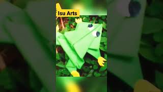 How to make EASY Paper Frog🐊 A4 frogshorts [upl. by Femmine742]