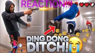 Extreme ding dong ditch part 5 Reaction [upl. by Ashien]