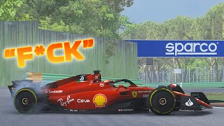 I crashed at the VARIANTE ALTA chicane like LECLERC [upl. by Kelson280]