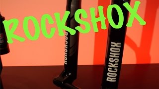 New ROCKSHOX Parts 2015 Pike DJ RS1 Bluto  Eurobike 2014 [upl. by Nottnerb114]