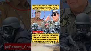 Prabowo kirim pasukan khusus kejar koruptor  shorts [upl. by Taffy]