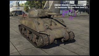 M4A3E2 Jumbo evasive maneuvers War Thunder [upl. by Betty463]