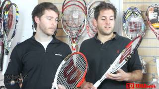 Wilson Pro Staff SixOne 95 BLX Tennis Racket Review by Stringers World [upl. by Dunn]