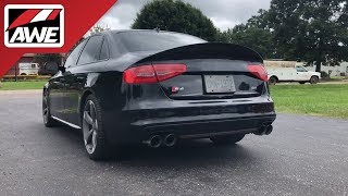 AWEintheWild Audi B85 S4 30T  Touring Edition Exhaust [upl. by Anaes]