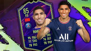 FIFA 22 OTW HAKIMI PLAYER REVIEW  ONES TO WATCH HAKIMI [upl. by Carper]