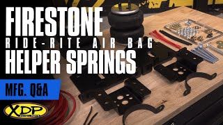 Firestone RideRite Air Bag Helper Springs  XDP QampA [upl. by Noreg890]