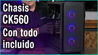 DeepCool CK560 chasis con ventiladores ARGB incluidos [upl. by Emya]