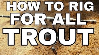 How To Rig Up Your Trout Spin Rod for All Water Conditions amp Fishing Styles [upl. by Crockett]