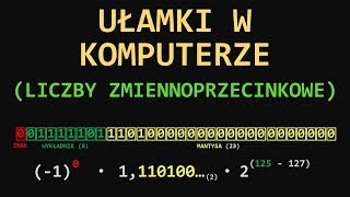 35 C Ułamki w komputerze Liczby zmiennoprzecinkowe [upl. by Kendell]