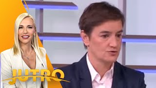 Ana Brnabić o rebalansu budžeta povećanjima plata i penzija i fertilitetu  JUTRO [upl. by Atrim]