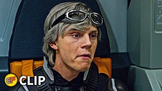 Quicksilver quotIm a Total Loserquot  Plane Scene  XMen Apocalypse 2016 Movie Clip HD 4K [upl. by Countess]