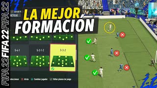 ¿La MEJOR FORMACIÓN de FIFA 22  🆕🏆COMO USARLA  TÁCTICAS 532✅ [upl. by Frances]