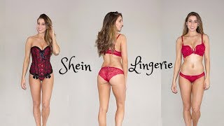 Shein Lingerie Try On  Must Have [upl. by Norred]