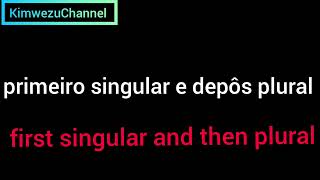 substantivos em kimbundu parte 2 nouns in Kimbundu  2 [upl. by Ahsaz53]