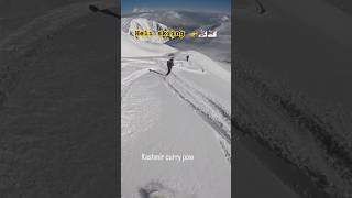 Heli 🚁 skiing ⛷️🏂 Gulmarg DM for more INFO kashmir skiing snowboarding heliskiing [upl. by Enialedam]