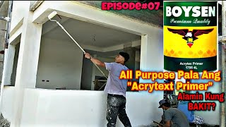 How to Apply ACRYTEX PRIMER  Paano Gamitin Ang Acrytext Primer [upl. by Appledorf]