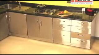 Stainless Steel Modular Kitchen [upl. by Yeltnerb]