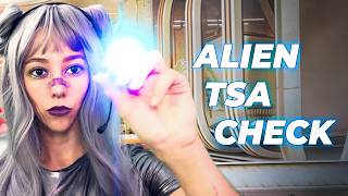 Alien TSA Security Check Roleplay 🚀 Relaxing SciFi ASMR Experience 🌌 [upl. by Oliric]