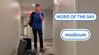 Dictionarycoms Word of the Day modicum [upl. by Shelden]