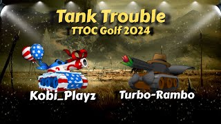 Tank Trouble  Kobi Playz vs Turbo Rambo TTOC golf 2024 no audio [upl. by Aihseket]