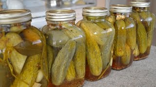 How to Can Moms Dill Pickles Made in Niagara with Kimberly [upl. by Yanrahs]