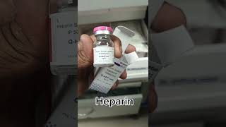 Heparin injectionviralvideo nursingheparinbiologydoctor aiimsdelhineetbloodthinner norcet [upl. by Noitsuj]