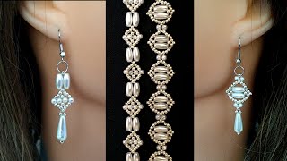 beaded jewelry DIY beads bracelets DIY beads earringsbeading tutorials [upl. by Adine]