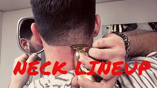 How to cut your own hair Neck Lineup [upl. by Droffats]