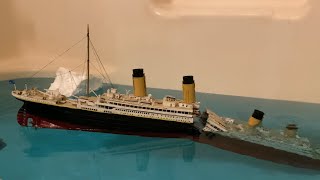 titanic model sinking 🚢 [upl. by Nayra]