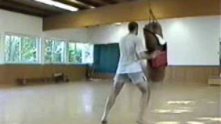 Working on heavy bag TKD [upl. by Koralle583]