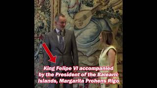 King Felipe VI with the President of the Balearic Islands Margarita Prohens Rigo shorts viral [upl. by Kery]