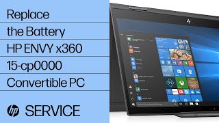 Replace the Battery  HP ENVY x360 15cp0000 Convertible PC  HP [upl. by Sammy]