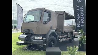 Renault Trucks Military Vehicle  Eurosatory Paris 2024  Renault D Militarised Logistics Truck [upl. by Ayotnahs]