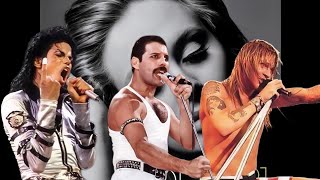 Michael Jackson Freddie Mercury Axl Rose  Rolling In The Deep IA cover versión completa [upl. by Aihtela]