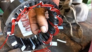 HOW TO RESTORE ALTERNATOR ARMATURE  FIAT TRACTOR ARMATURE [upl. by Kyre]