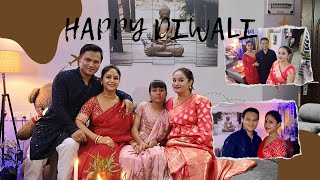 My first Nepali style Diwali 🪔  Nepali BHAILINI AAYO song 🪔  TIHAR celebration  viralvideo [upl. by Ayatal]