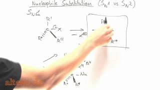 Nucleophile Substitution  Vergleich SN1 und SN2 [upl. by Linnea]