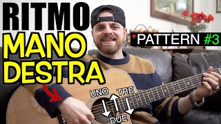 RITMO della MANO DESTRA STRUMMING PATTERN 3 [upl. by Hillman]