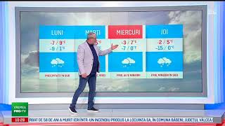 Vreme quotneobisnuit de urata quot19032018 ora 1030 Stirile ProTV [upl. by Clardy]