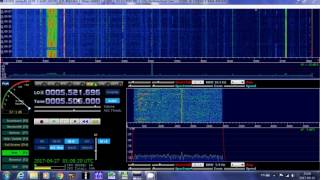 shannon Volmet Ireland received on Afedri SDR 5505 Khz Shortwave [upl. by Lucila]