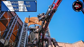 FLY Construction Footage  January 2019  Phantasialand  Chall Chats [upl. by Oniskey]