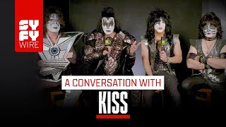 KISS On Their Marvel Comics Personas HorrorSciFi Influences And Ending On A High Note  SYFY WIRE [upl. by Jayne]