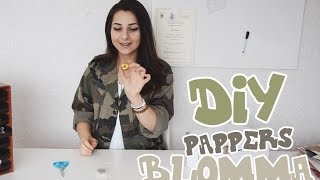 Vika En Blomma PappersBlomma DIY paper flower Origami inspiration flower [upl. by Oraneg]