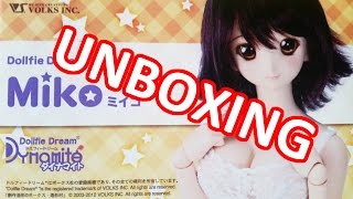 The Doll Days UNBOXING Volks Dollfie Dream Dynamite Miko [upl. by Lattonia]