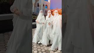 White 🤍 Abaya collection vocalsonly nasheed muslimah abaya muslimahstyle hijab hijabstyle [upl. by Finn]